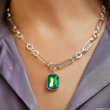 Колье Fiore Luna, Virtual Green, LN6093 S